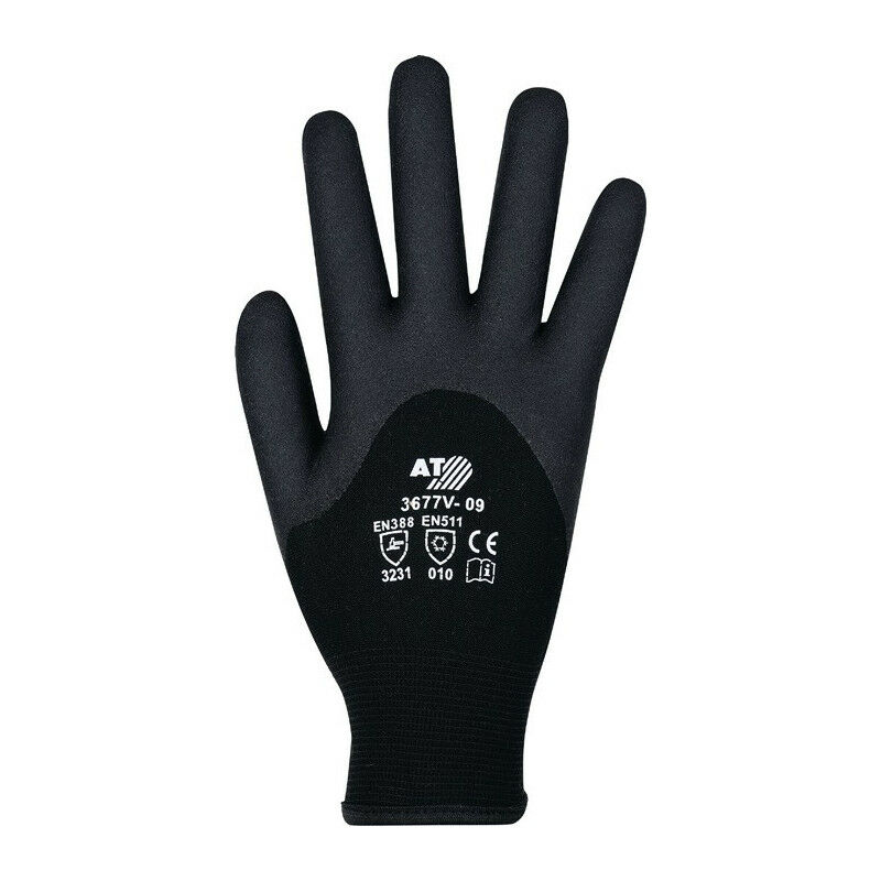 

Guantes de protección contra el frío talla 10 negro EN 388.EN 511 EPI II (Por 6)