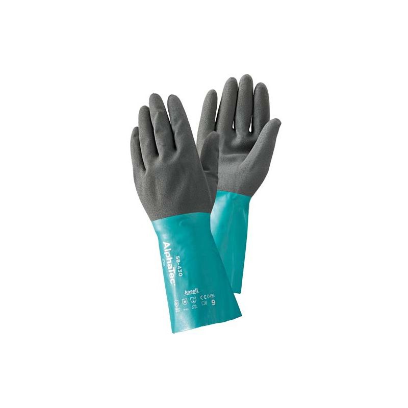 

Ansell - Guantes de protección contra productos químicos -AlphaTec 58-435- T8 (Por 12)