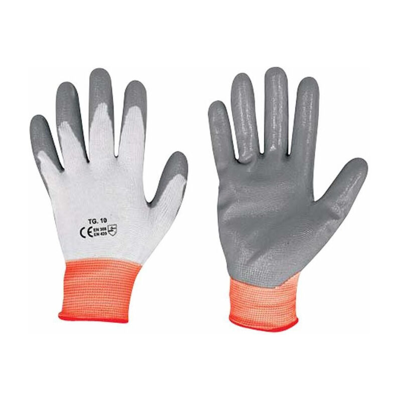 

Guantes de protección de nitrilo TALLA 8 (Juego de 6)