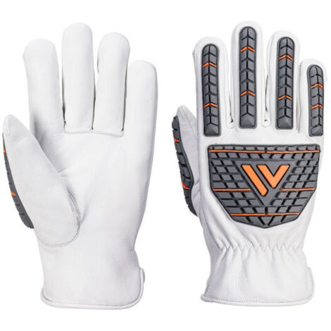 Guantes de protección Impact Driver (sin forro) Blanco, Dext. 4 A742 L