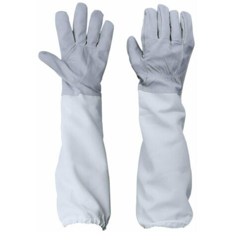 Guantes de protección para apicultores, guantes de apicultura, guantes de piel de oveja para apicultores, guantes de piel de oveja de calidad para apicultores