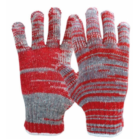 Guantes de punto algodón y poliéster TRICOFLEX Pack 12 pares SAFETOP