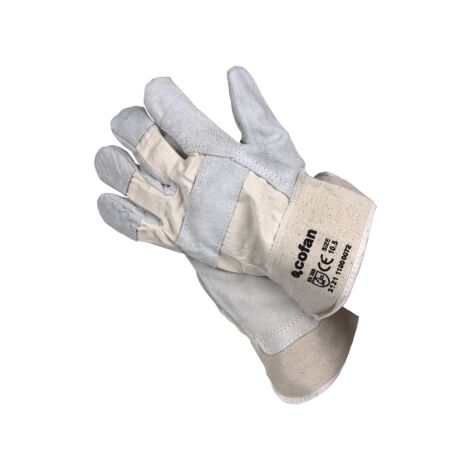 Guantes de serraje americano especiales para carga y descarga EN388 de Talla Única en Blíster de 12 pares - T-10 (12 pares)