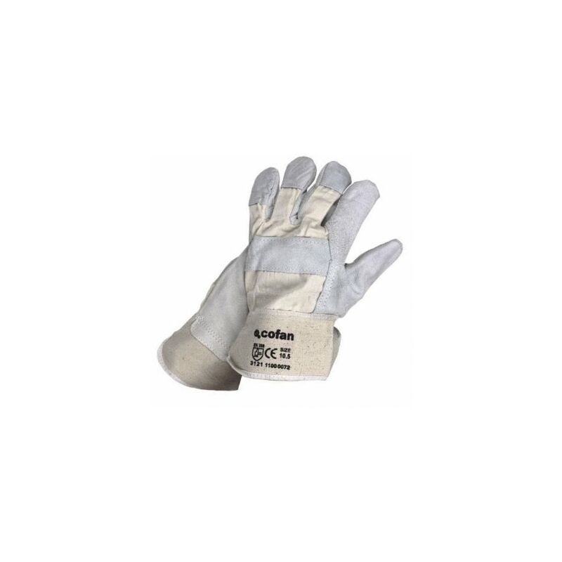 

Cofan - Guantes de Serraje Americano Estandar Talla:T-10 Bolsa de 12 pares