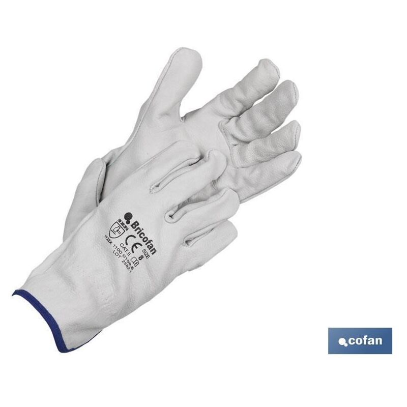 

Otros - Guante piel flor bricofan talla 9 blisterventa unitaria