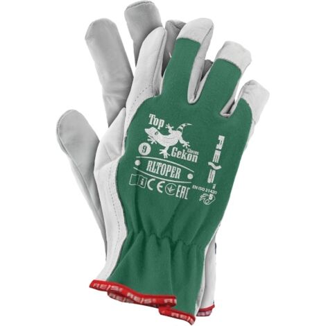 Guantes de trabajo de cuero RLTOPER 8