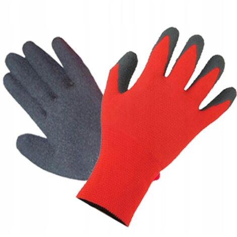 Guantes de trabajo rojos  Talla 9