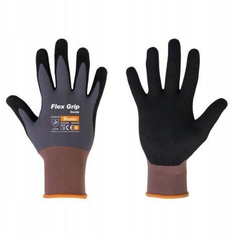 Guantes de trabajo Sandy Bradas Strong Nitrile Flex Grip Talla 7