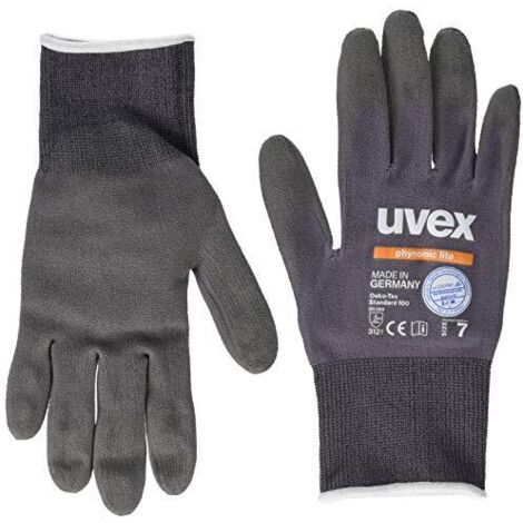 Guantes de trabajo Uvex Phynomic Lite 60040 - 7 (S) - Gris