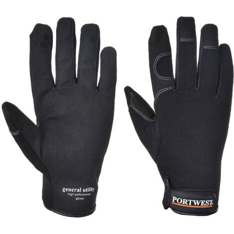 Guantes de Uso General Negros M - Talla 8