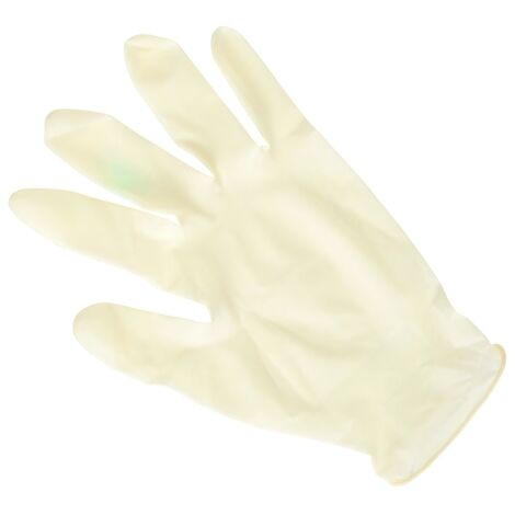 Guantes desechables látex sintetico talla 7 caja 100 unidades