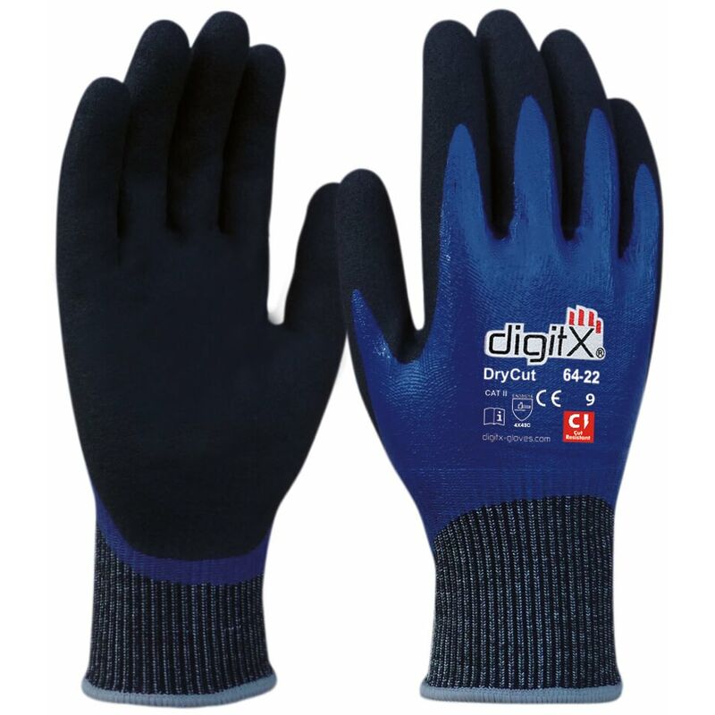 

Guantes digitx ANTICORTE DRYCUT 64-23 (12 pares) | 10