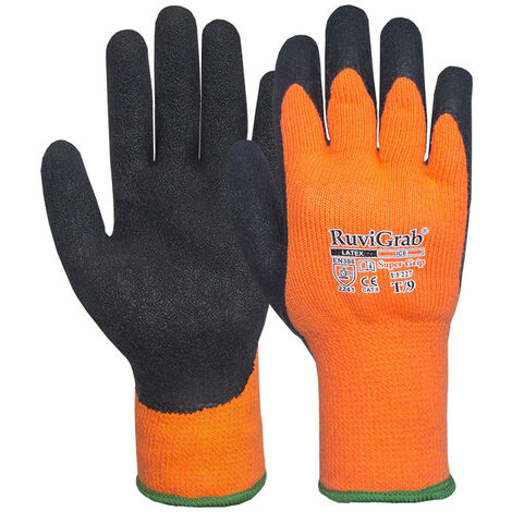 Guantes forrados antifrío - Talla 10