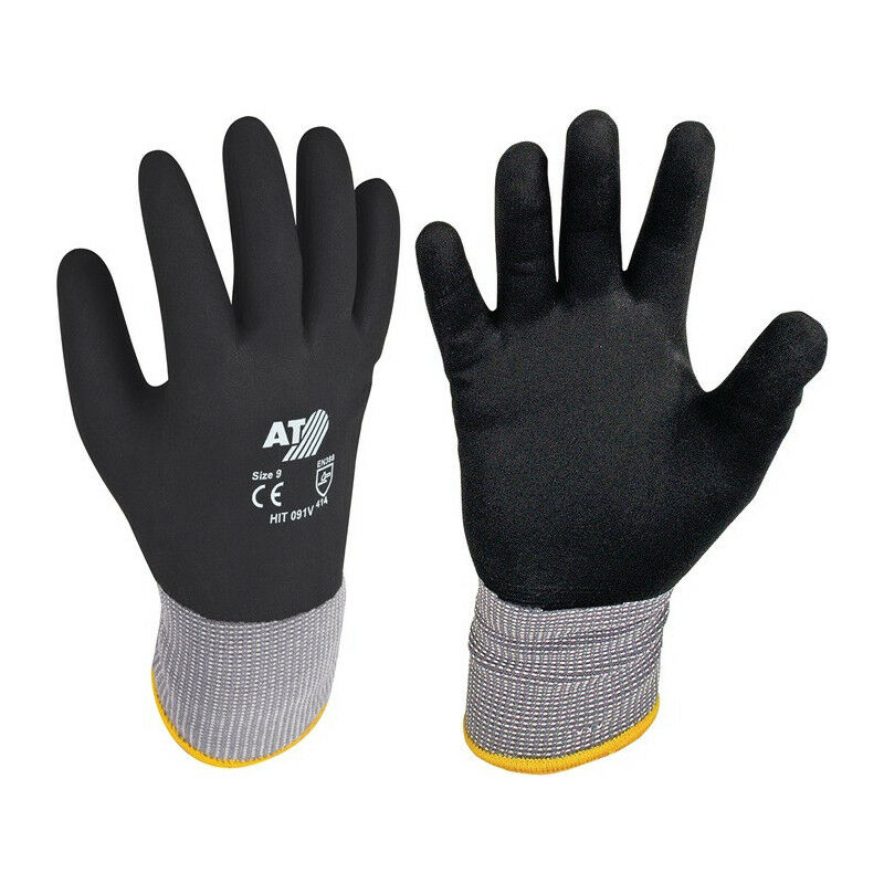 

Guantes Hit Flex V talla 9 negro tejido portador de 3 hilos EN 388 Cat.II (Por 12)