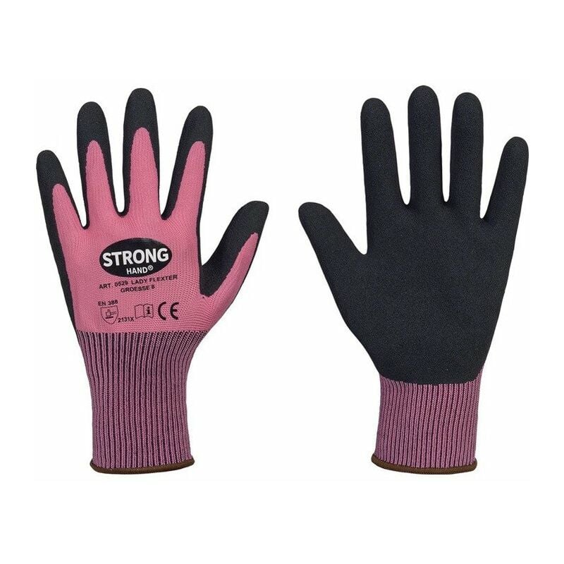 

Guantes Lext.Y Tamaño Flexter 7 Rosa / Negro En 420 / Es 388 Psa Ii Stronghand (Por 12)