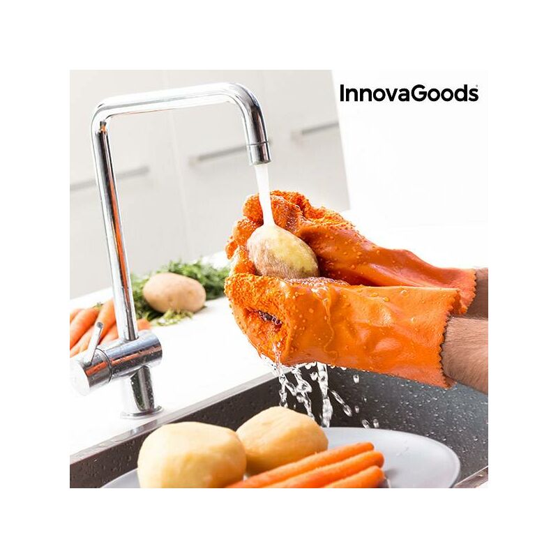 

Guantes Limpiadores Peladores de Verduras y Frutas - Innovagoods