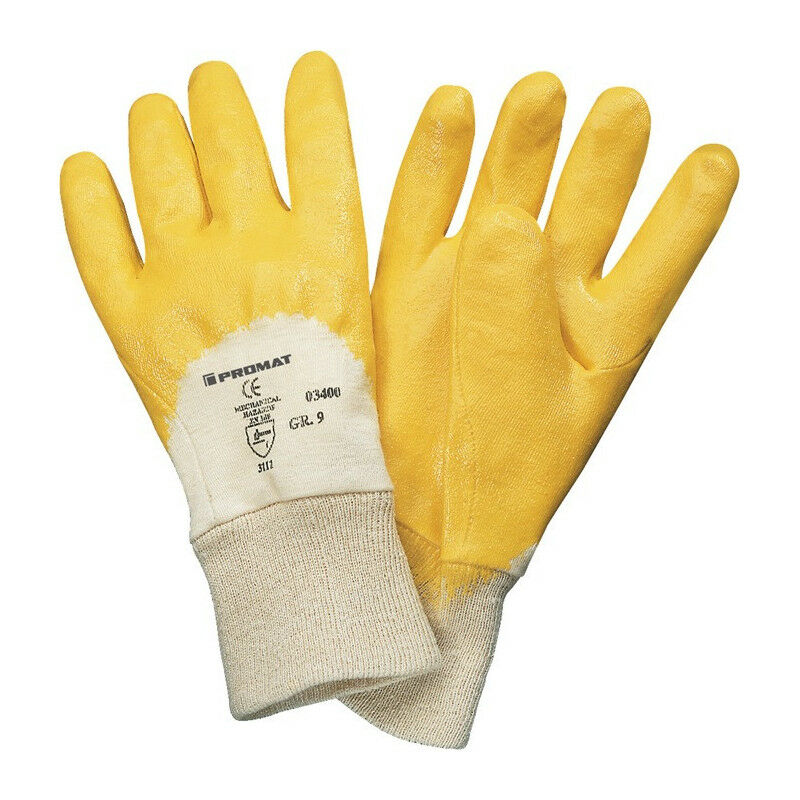 

Guantes Lippe talla 8 recubrimiento de nitrilo amarillo EN 388 PSA II en tarjeta de autoservicio ASATEX