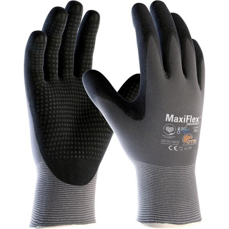 Guantes atg MaxiFlex 42-844 - 8 (m) - Gris oscuro