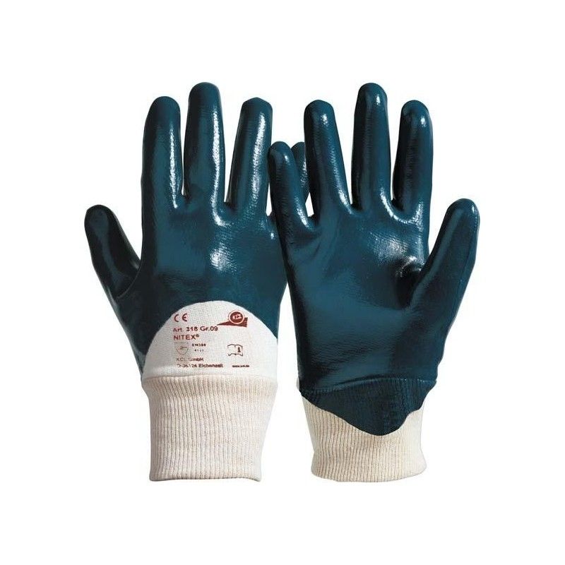 

Guantes Nitex 318 250mm Talla 9 azul (por 10)