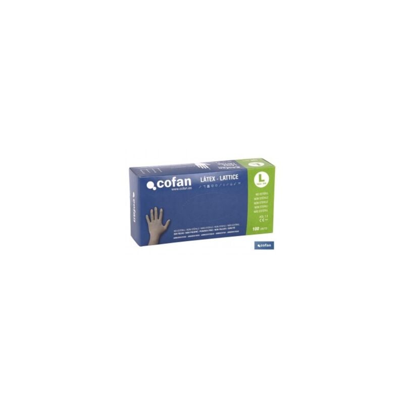

Caja 100 uds guante latex sin polvo t - xl