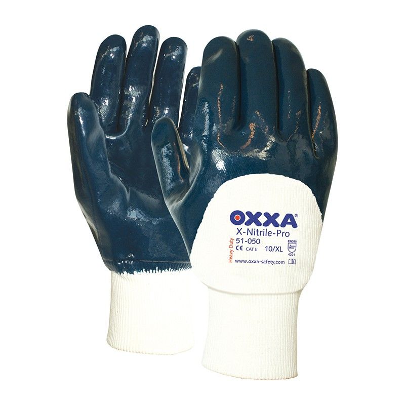 

Guantes Oxxa X-Nitrile- Pro,Strickb. abierto ,Gr.9 (por 12)