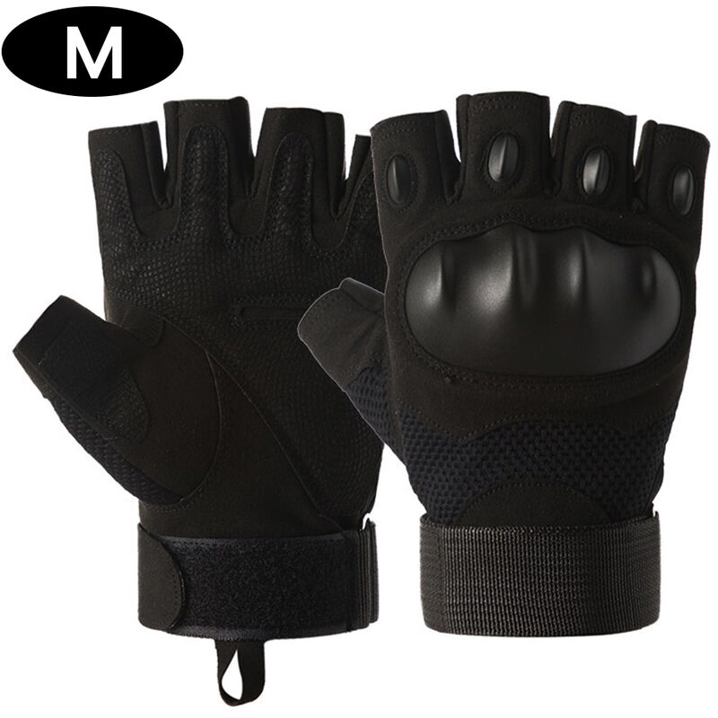 

Guantes para exteriores, guantes de medio dedo para nudillos, antideslizantes, resistentes al desgaste para ciclismo, escalada, entrenamiento,