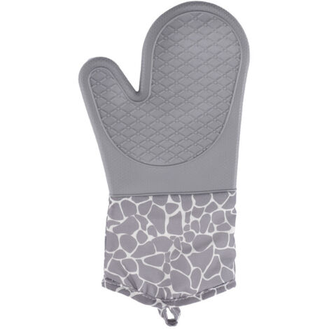 Guantes para horno, guantes de cocina, guantes antideslizantes para barbacoa con forro de algodón para cocinar, hornear, repostería y asar a la parrilla.