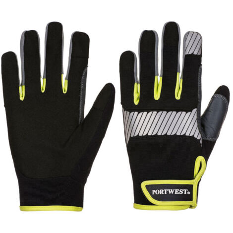 Guantes para mecánicos PW3 General Utility Negro/Amarillo A770 XXL