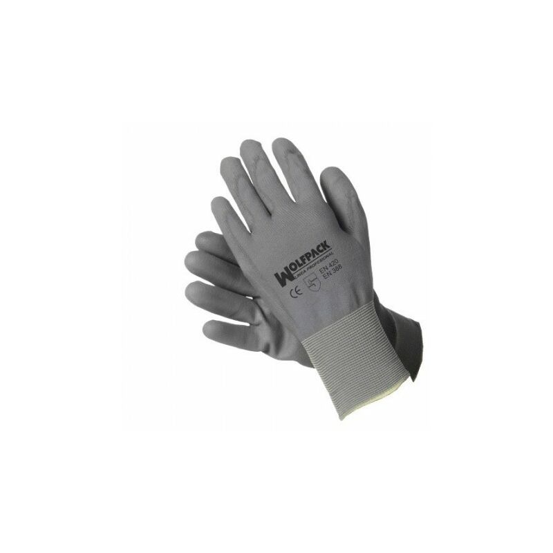

Guantes poliuretano / nylon impregnado con colgador 10'