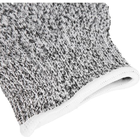 Guantes protectores anticorte para niños – 3 pares – guantes de seguridad para trabajo y jardín – HPPE – clase de protección 5 – 18 cm