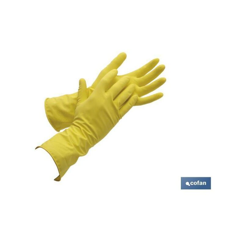 

PLIMPO guante latex amarillo flocado t 6 caja 12 unid.