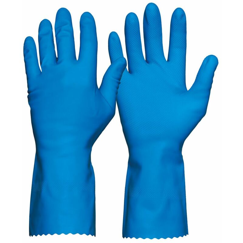 

Guantes químicos de látex alimentario azul Ultratex | 7