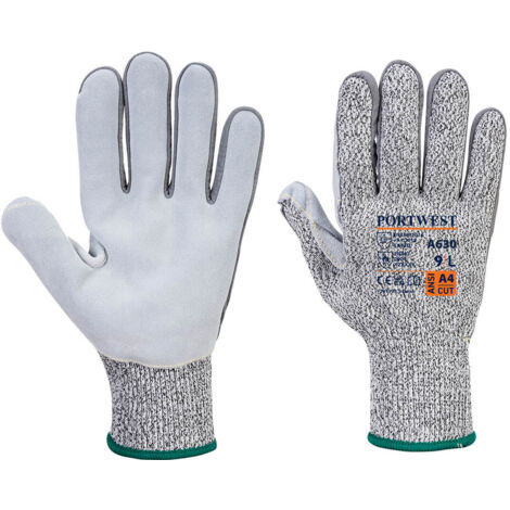 Guantes Razor corte D Gris S - Talla 7