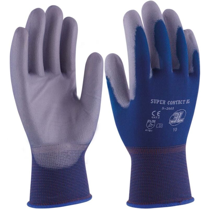 

3L - Guantes Super Contact BL Talla 10 - Azul