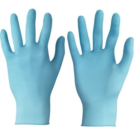 Guantes TouchNTuff® 92-670 talla 9,5-10 nitrilo azul claro 100 unid./caja