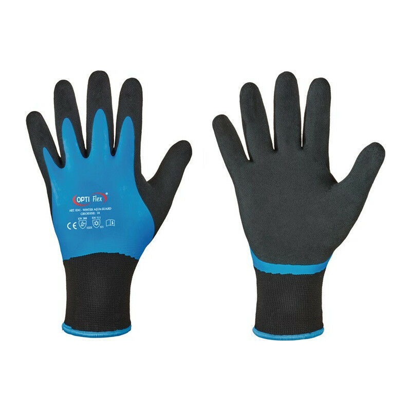 

Guantes Winter Aqua Guard talla 11 negro / azul EN 388.EN 511 PSA II OPTIFLEX (Por 12)