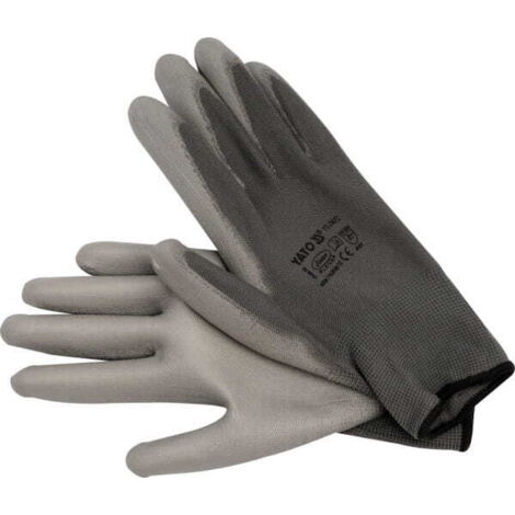 GUANTES YATO NYLON GRIS 10 7472
