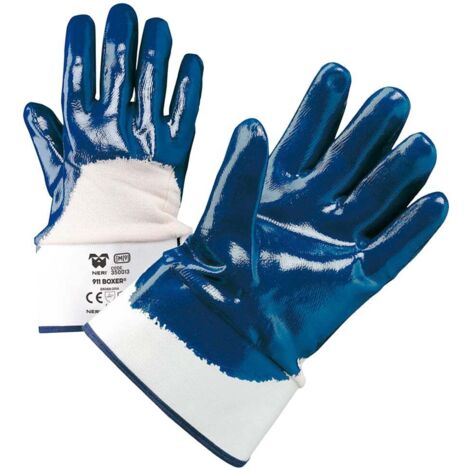 Guanti antinfortunistici Neri 911 Boxer - 8 (M) - Bianco e blu