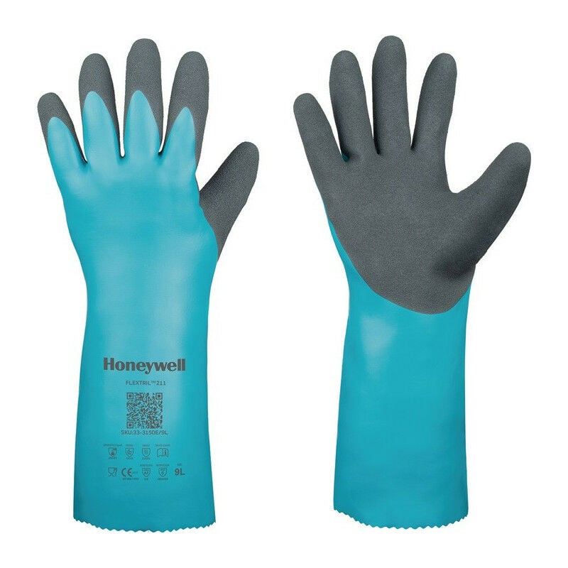 Guanti chimici FLEXTRIL™ 211 Taille 10 vert EN