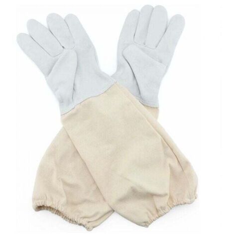 Guanti da apicoltura in pelle di capra: guanti protettivi da apicoltura con maniche ventilate