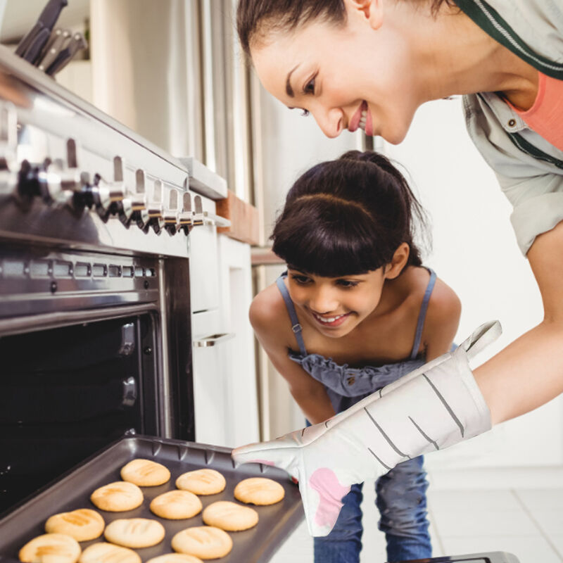 Guanti da forno con zampe di gatto animale del