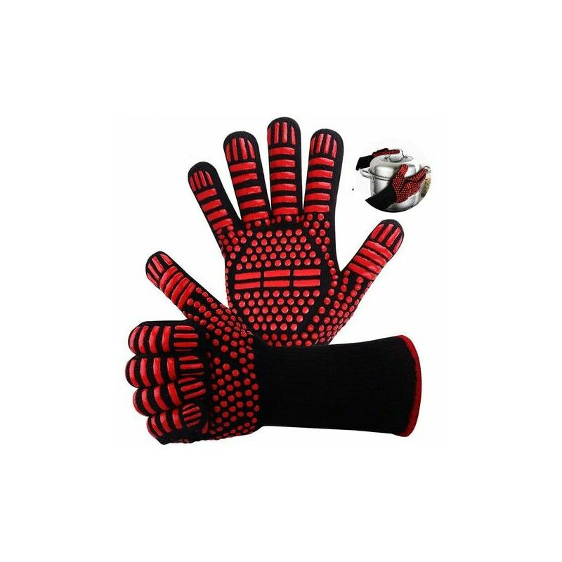 Guanti da forno riscaldanti fino a 800°C Guanto da...