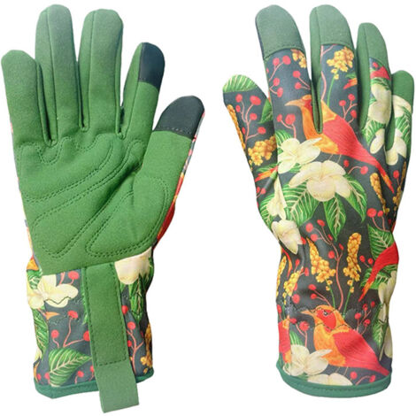 Guanti da giardinaggio antiforatura con presa antiscivolo, guanti da giardinaggio, guanti da lavoro in pelle, regali