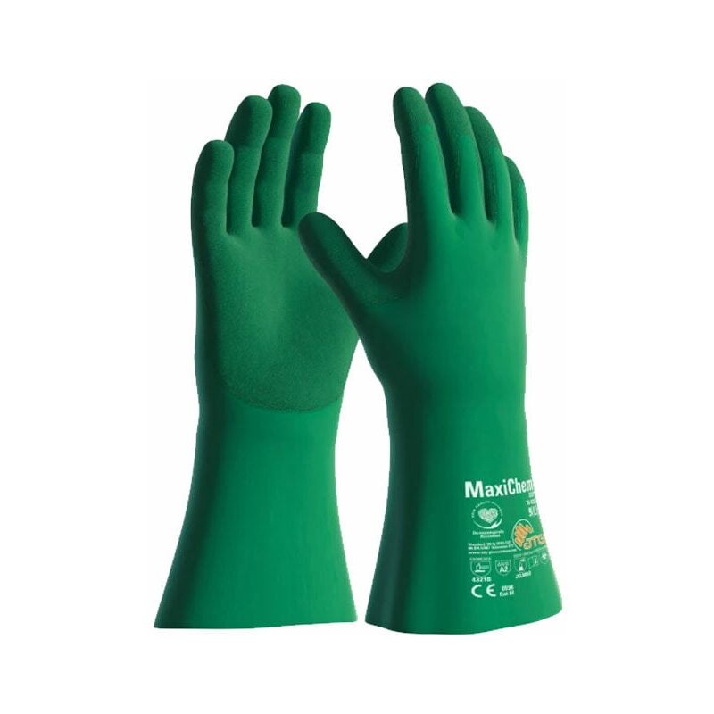Guanti da lavoro ATG MaxiChem Cut 76-833 - Verde