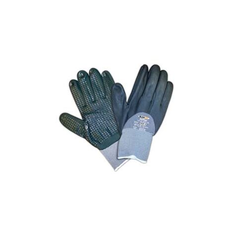GUANTI DA LAVORO BLACK DOT AIRFLEX- - tg.10 - 12 pezzi AUSTRALIAN
