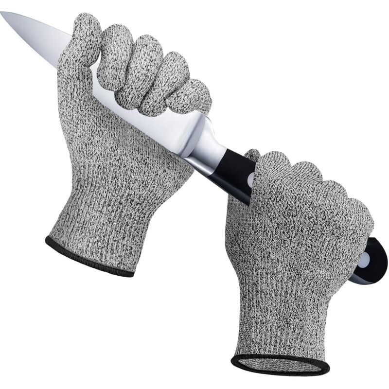 Image of Guanti da lavoro, guanti antitaglio, guanti da lavoro, protezione di livello 5 e guanti certificati EN388, leggeri, guanti da taglio per cucina,