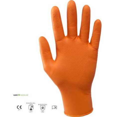 Guanti da lavoro mvtek grease monkey riutilizzabili nitrile