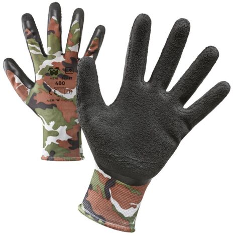 Guanti da lavoro Neri 480 - 8 (M) - Camouflage