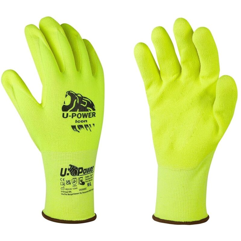 Image of Guanti da Lavoro UPower Icon Giallo Fluo Giallo Fluo 11