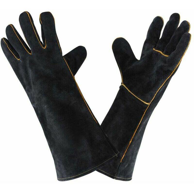 Guanti da saldatore in pelle 932 ° f, guanti da
